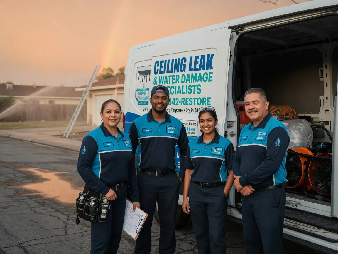 Ceiling Leak Cleanup company in Alma Center, WI